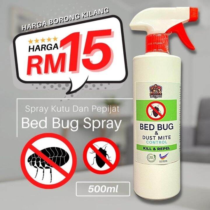 Mr Power Bed Bug Dust Mite Control Spray 500ml Lazada
