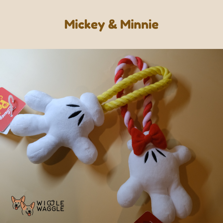 mickey-amp-minnie-dogs-toy-ของเล่นสุนัข-นำเข้าจากญี่ปุ่น-ลิขสิทธิ์แท้