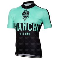 Bianchi เสื้อปั่นจักรยาน แขนสั้น สําหรับผู้ชาย