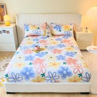 Cotton Fitted Sheet With Elastic Band Mattress Cover Printing Bed Sheet High Quality Egyptian Cotton Bed Cover