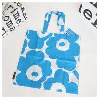 พร้อมส่ง T.27.N Marimekko Lopulta tote bag ของแท้100% (กระเป๋าผ้า,ถุงผ้า,ถุงผ้าลดโลกร้อน,ดอกอูนิโกะ) ผ้ากันน้ำ Polyester น้ำหนักเบา จุของได้เยอะ