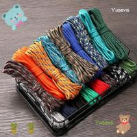 YUSENS 1PC Hot Paracord Cord Rope Diameter 4mm Survival kit Parachute Cord High quality 5 meters length Hiking Camping Equipment Outdoor Tool Lanyard Tent Ropes