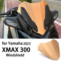 อุปกรณ์เสริมสำหรับ Yamaha XMAX 300 X-MAX300กระจกรถจักรยานยนต์ XMAX300 2023 X-MAX กระจกหน้าดีเฟล็คเตอร์กันลมอลูมิเนียม