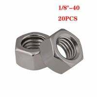 Bsw ด้าย Hex Nuts 1/2Quot;-12 1/8Quot;-40 3/16Quot;-24 5/32Quot;-32 Uk มาตรฐาน304สแตนเลส