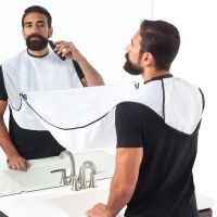 Male Beard Apron Razor Holder Hair Shaving Apron for Men Care Clean Hair Adult Bibs Waterproof Cloth Bathroom Aprons