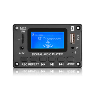 Bảng Mạch Giải Mã Bluetooth 5.0 Không Dây Màn Hình LED DC 5V 12V Mô-đun Trang Trí MP3 Máy Nghe Nhạc MP3 WMA, Với Chức Năng Ghi Âm thumbnail