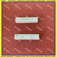 ☫ 10Pcs RX27 Horizontal cement resistor 20W 0.25 ohm 20W 0.25R 0.25RJ 20WR25J Ceramic Resistance precision 5 Power resistance