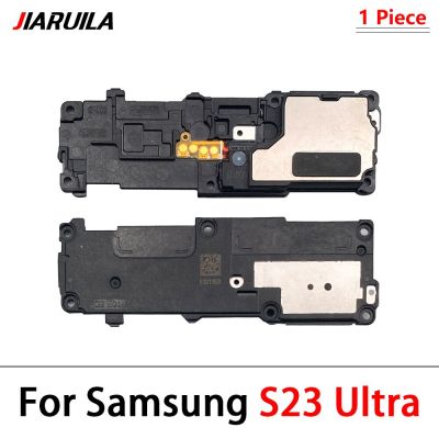 ของแท้สำหรับ S23 Samsung Galaxy S20 S21 S22พิเศษ S20เบาๆ Fe 4G S23 Plus ลำโพงเสียงกริ่งเตือนเสียงดังโมดูลบันทึกเสียงชิ้นส่วนอะไหล่บอร์ด