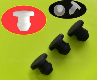 10pcs Silicone Rubber Hole Caps 4.5mm to 6mm T Type Plug Cover Snap-on Gasket Blanking End Caps Seal Stopper Gas Stove Parts Accessories