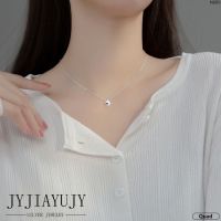 ✨J&amp;y สีเงิน✨ พร้อมส่ง สร้อยคอเงินแท้ 100% S925 เครื่องประดับแฟชั่นเกาหลี ของขวัญ N089