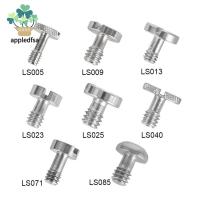 APPLED อุปกรณ์เสริมกล้อง ปล่อยอย่างรวดเร็ว สกรูยึดกล้อง กล้องดีเอสแอลอาร์ โลหะสำหรับตกแต่ง สกรูขนาด1/4นิ้ว สกรูสำหรับกล้อง สกรูแผ่นกล้อง อะแดปเตอร์ขาตั้งกล้อง