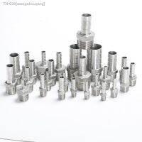 ☈❖ Stainless Steel 304 BSP Male Thread Pipe Fitting X Barb Hose Tail Reducer Pagoda Joint Coupling Connector