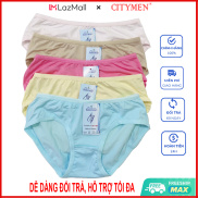 Set 10 quần lót nữ cotton Thái siêu co giãn, mềm mại, thoải mái