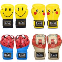 ChildrenS Cartoon Boxing Gloves Breathable Cute Kid Cartoon Floral Home Combat Sparring Muay Thai Fighting Training Gloves