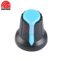 5 Buah/Banyak WH148 Tombol Potentiometer Cap AG2 Tombol Plastik untuk Diameter 6 Mm Plum Menangani Kuning Orange Biru Putih Merah hijau A-2 DIY