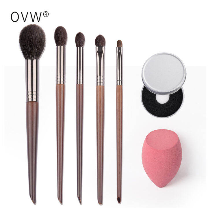 OVW Hightlight Makeup Brush Set Mdeium Shadow Brush Horse Goat Hair