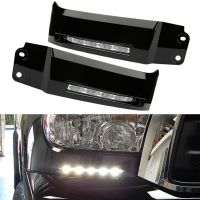 NEW2022 Car L&amp;R LED Built-in Daytime Running Lights DRL Fog Lamp for Toyota- 2007-2013