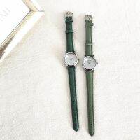 【Hot Sale】 watch female student green retro Mori simple temperament literary and artistic all-match girl fresh dial