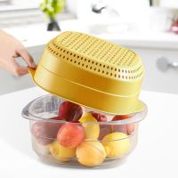 【CW】 Drain Basket Bowl Rice Washing Sink Strainer Vegetables Fruit Noodles Colander Coladores De Cocina