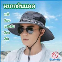 Blumey หมวกกันแดด หมวกปีนเขา หมวกกลางแจ้ง มีตะข่ายระบ่ายอากาศ sun hat