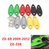 ZX6R ZX25R รถจักรยานยนต์กระจกมองหลังที่นั่งกระจกตกแต่งกระจกสำหรับ Kawasaki Zx6r ZX-6R 2009-2012 ZX-25R SGRHSR