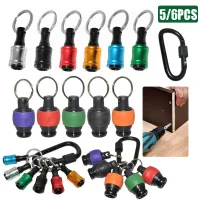 5/6pcs 1/4 inch Hex Shank Screwdriver Bits Holder Extension Bar Keychain Screw Adapter Drill Change Screwdrivers Easy Change