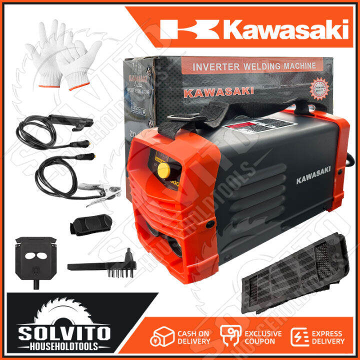 Kawasaki 200AMP/300AMP Inverter Welding Machine with Carrying Strap