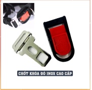 Bộ khóa cài quai mũ bảo hiểm bằng inox chắc chắn, dễ mở, an toàn