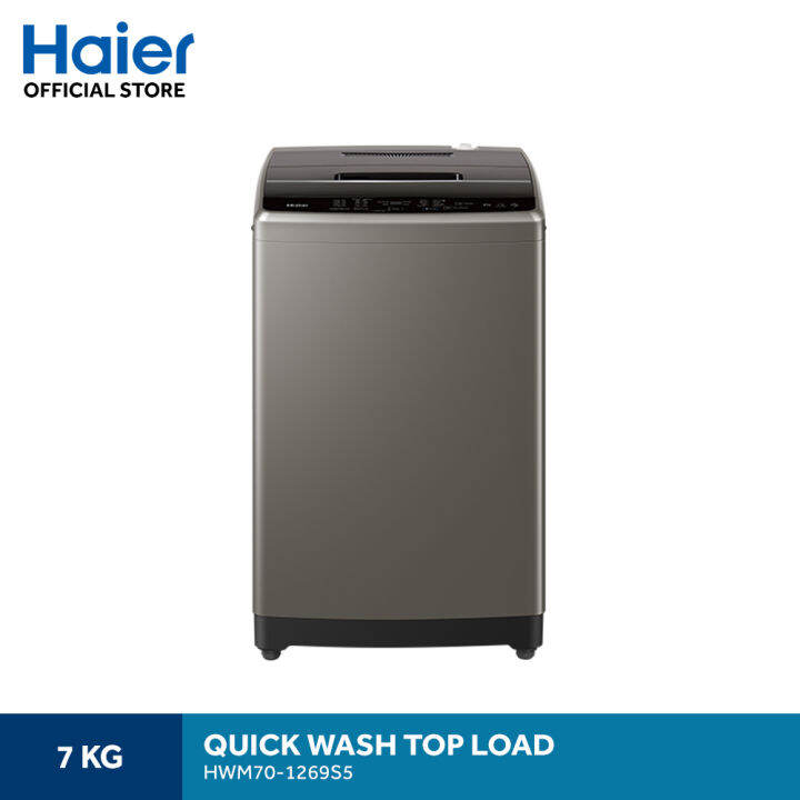 Haier HWM701269S5 7kg Quick Wash Fully Automatic Top Load Washing Machine Lazada PH