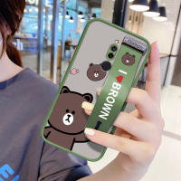 UCUC เคสโทรศัพท์เคสสำหรับเซียวมี่เซียวมี่เรดมี่8กันกระแทก Frosted กลับการ์ตูนกระเป๋าหมี (สายรัดข้อมือ) Soft Edge Full ฝาครอบเลนส์ป้องกันเลนส์โทรศัพท์บางเฉียบกรณี