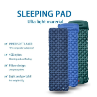 Inflatable Mattress Air Mattress Camping Mat Ultralight Camping Mattress Sleeping Mat Camping Bed Nylon Sleeping Pad