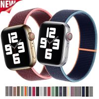 [HOT CHALIUIUILILXWE 607] สายผ้าไนลอนแบบห่วงสำหรับสายคาด Apple Watch ขนาด49มม. 38มม. 40มม. 42 44มม. สำหรับ IWatch ซีรีส์8/7 41มม. 45มม. SE 6 5 4สายรัดข้อมือเล่นกีฬา