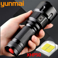 XHP90 1006 Powerful Lamp Cree LED Flashlight Torch Waterproof Zoomable Portable Camping Light Power 26650 18650 AA battery