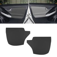 Armrest Leather Cover For Toyota Prius 30 2009 2010 2011 2012 2013 2014 2015 2Pcs Black Car Front Door Armrest Panel Cover Trim