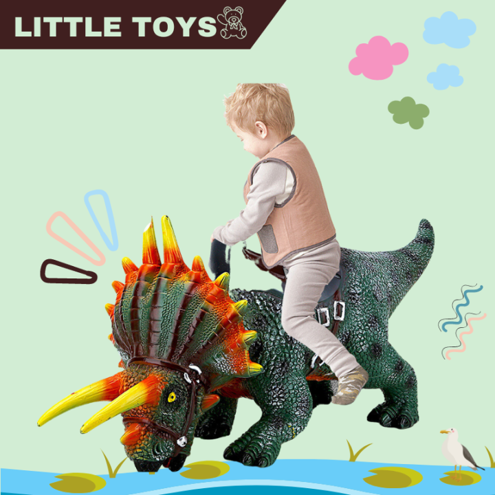 little-toys-ไดโนเสาร์จำลอง-dinosaur-ของเล่นสำหรับเด็ก-2-4ขวบ-t-rex-ไดโดเสาร์ยางนิ่ม-มีให้เลือก3แบบ-ตัวใหญ่-มีเสียงร้อง-ราคาถูก-พร้อมส่ง
