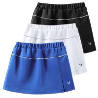 ✻№﹍ Badminton clothing womens culottes sports skirt quick-drying breathable table tennis running fitness childrens culottes anti-light