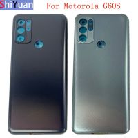 ฝาหลังปิดโทรศัพท์ฝาหลังปิดโทรศัพท์ G60S Moto เคสสำหรับโมโตโรล่าปลอกหุ้มช่องหลังด้านหลังพร้อมกาวสติกเกอร์ซ่อมแซม