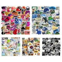 Graffiti Decal Waterproof 50 PCS Sticker Pack Funny Stickers for Teens Girls Kids Nature Stickers for Car Bicycle Suitcase Luggage Refrigerator Scrapbook DIY Decor there