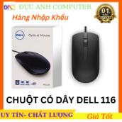 Chuột Dell MS116 Có Dây , Hàng Nhập Khẩu , Bảo Hành 12 Tháng, Chuột Vi Tính