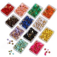 100pcs Home Office Colorful Drawing Pins Pushpin Thumbtack Cork Board Push Pin Photo Wall Map Markers Clips Pins Tacks