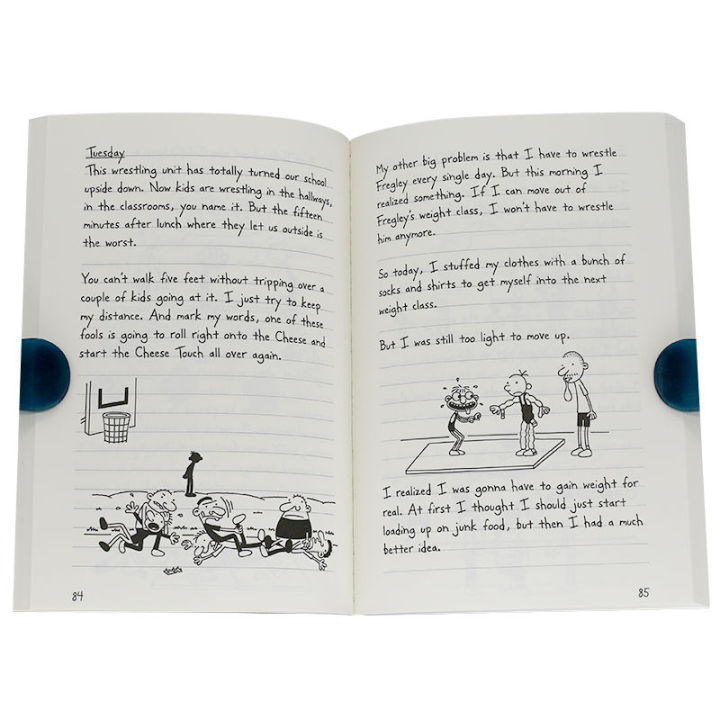 kid-s-diary-1ภาษาอังกฤษต้นฉบับอเมริกันรุ่นdiary-of-a-wimpyหนังสือเด็ก1หนังสือเด็กjeff-kinney-jeff-kinney-kubao-diaryหนังสือนิทานภาษาอังกฤษสำหรับเด็กอายุ7-12ปี