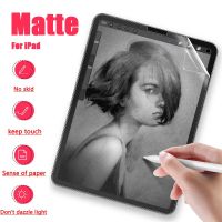 {zhiyun Watchshop}กระดาษป้องกันหน้าจอเช่นฟิล์ม Matte PET Anti Glare ภาพวาดสำหรับ iPad Air 4 3 2 1 Mini 5 6 Face ID 11 10.2 7 8 9 Th 10.5