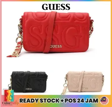 Guess, Bags, Guess Womens Seraphina Quilted Satchel Handbag Black With  Original Tag
