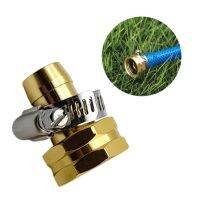 Garden Hose Repair Connector Zinc Alloy Water Pipe Quick Connector with Stainless Steel Clamp Rubber Washer Durable Garden Tools