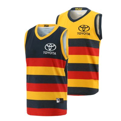 Jersey Crows [hot]2021 S-3XL Mens Home/Away Adelaide Guernsey Rugby