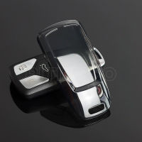 โปร่งใสTPUรถRemote KeyสำหรับAudi A4 B9 A5 A6 8S 8W Q5 q7 4M S5 S7 TT Protector Fob Keyless-kjhkhjlk