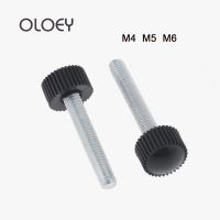 Good 5PCS M4 M5 M6 Knurled Nylon Round Plastic Head Handle Thumb Screw Bakelite Bolt Black Bakelite Hand Screw M4x8 M5x10 M6x40