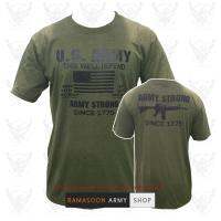 เสื้อยืดทหาร 3D U.S. ARMY STRONG