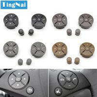 Car Multi-Ftion Stee Wheel Control Buttons Cover Kit Phone Keys For Benz C W204,GLK 204,E Class W207 W212 2048210351