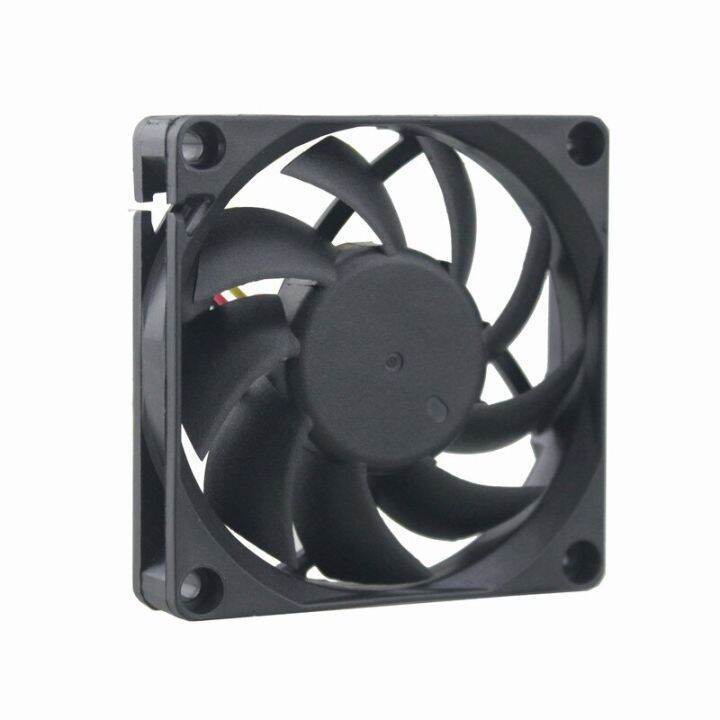 100-pieces-lot-gdstime-70mm-70-x-70-x-15mm-7015s-7cm-12v-3pin-brushless-cooling-cooler-dc-axial-fan-cooling-fans